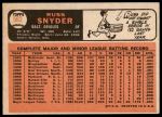 1966 Topps #562 Russ Snyder<br />B66T 14 3905<br /><a class='button AddToCart' data-ajax='true' data-ajax-mode='replace' data-ajax-update='#cart-info' href='/AddToCart?itemId=7037820&quantity=1&type=0'>Add To Cart</a>