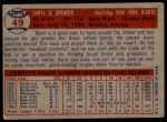 1957 Topps #49 Daryl Spencer<br />B57T 09 7752<br /><a class='button AddToCart' data-ajax='true' data-ajax-mode='replace' data-ajax-update='#cart-info' href='/AddToCart?itemId=7038753&quantity=1&type=0'>Add To Cart</a>