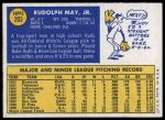 1970 Topps #203 Rudy May<br />B70T 12 2580<br /><a class='button AddToCart' data-ajax='true' data-ajax-mode='replace' data-ajax-update='#cart-info' href='/AddToCart?itemId=7038832&quantity=1&type=0'>Add To Cart</a>
