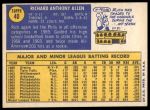 1970 Topps #40 Rich Allen<br />B70T 12 2906<br /><a class='button AddToCart' data-ajax='true' data-ajax-mode='replace' data-ajax-update='#cart-info' href='/AddToCart?itemId=7039159&quantity=1&type=0'>Add To Cart</a>