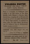 1953 Bowman T.V. & Radio NBC #60 Virginia Dwyer<br />P53S 00 0655<br /><a class='button AddToCart' data-ajax='true' data-ajax-mode='replace' data-ajax-update='#cart-info' href='/AddToCart?itemId=7039348&quantity=1&type=0'>Add To Cart</a>