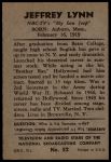 1953 Bowman T.V. & Radio NBC #52 Jeffrey Lynn<br />P53S 00 0660<br /><a class='button AddToCart' data-ajax='true' data-ajax-mode='replace' data-ajax-update='#cart-info' href='/AddToCart?itemId=7039360&quantity=1&type=0'>Add To Cart</a>