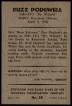 1953 Bowman T.V. & Radio NBC #30 Buzz Podewell<br />P53S 00 0677<br /><a class='button AddToCart' data-ajax='true' data-ajax-mode='replace' data-ajax-update='#cart-info' href='/AddToCart?itemId=7039404&quantity=1&type=0'>Add To Cart</a>