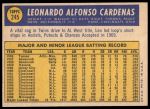 1970 Topps #245 Leo Cardenas<br />B70T 12 3094<br /><a class='button AddToCart' data-ajax='true' data-ajax-mode='replace' data-ajax-update='#cart-info' href='/AddToCart?itemId=7039405&quantity=1&type=0'>Add To Cart</a>