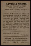 1953 Bowman T.V. & Radio NBC #18 Patricia Wheel<br />P53S 00 0678<br /><a class='button AddToCart' data-ajax='true' data-ajax-mode='replace' data-ajax-update='#cart-info' href='/AddToCart?itemId=7039406&quantity=1&type=0'>Add To Cart</a>