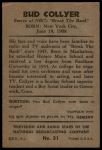 1953 Bowman T.V. & Radio NBC #31 Bud Collyer<br />P53S 00 0696<br /><a class='button AddToCart' data-ajax='true' data-ajax-mode='replace' data-ajax-update='#cart-info' href='/AddToCart?itemId=7039462&quantity=1&type=0'>Add To Cart</a>