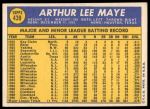 1970 Topps #439 Lee Maye<br />B70T 12 3139<br /><a class='button AddToCart' data-ajax='true' data-ajax-mode='replace' data-ajax-update='#cart-info' href='/AddToCart?itemId=7039503&quantity=1&type=0'>Add To Cart</a>