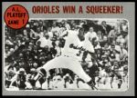1970 Topps #199  -  Mike Cuellar 1969 AL Playoff - Game 1 - Orioles Win Squeeker<br />B70T 12 3256<br /><a class='button AddToCart' data-ajax='true' data-ajax-mode='replace' data-ajax-update='#cart-info' href='/AddToCart?itemId=7039734&quantity=1&type=0'>Add To Cart</a>