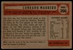 1954 Bowman #200 Connie Marrero<br />B54B 02 6081<br /><a class='button AddToCart' data-ajax='true' data-ajax-mode='replace' data-ajax-update='#cart-info' href='/AddToCart?itemId=7039765&quantity=1&type=0'>Add To Cart</a>