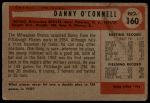1954 Bowman #160 Danny O'Connell<br />B54B 02 6107<br /><a class='button AddToCart' data-ajax='true' data-ajax-mode='replace' data-ajax-update='#cart-info' href='/AddToCart?itemId=7039856&quantity=1&type=0'>Add To Cart</a>