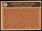 1966 Topps #296 Johnny Keane<br />B66T 14 4408<br /><a class='button AddToCart' data-ajax='true' data-ajax-mode='replace' data-ajax-update='#cart-info' href='/AddToCart?itemId=7040180&quantity=1&type=0'>Add To Cart</a>
