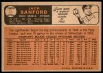 1966 Topps #23 Jack Sanford<br />B66T 14 4699<br /><a class='button AddToCart' data-ajax='true' data-ajax-mode='replace' data-ajax-update='#cart-info' href='/AddToCart?itemId=7040479&quantity=1&type=0'>Add To Cart</a>