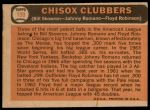 1966 Topps #199  -  Johnny Romano / Floyd Robinson / Bill Skowron ChiSox Sluggers<br />B66T 14 4746<br /><a class='button AddToCart' data-ajax='true' data-ajax-mode='replace' data-ajax-update='#cart-info' href='/AddToCart?itemId=7040528&quantity=1&type=0'>Add To Cart</a>