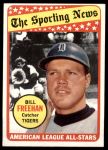 1969 Topps #431  -  Bill Freehan All-Star<br />B69T 17 2685<br /><a class='button AddToCart' data-ajax='true' data-ajax-mode='replace' data-ajax-update='#cart-info' href='/AddToCart?itemId=7040837&quantity=1&type=0'>Add To Cart</a>