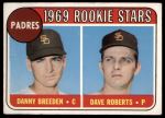 1969 Topps #536  -  Dave Roberts / Danny Breeden Padres Rookies<br />B69T 17 2909<br /><a class='button AddToCart' data-ajax='true' data-ajax-mode='replace' data-ajax-update='#cart-info' href='/AddToCart?itemId=7041063&quantity=1&type=0'>Add To Cart</a>