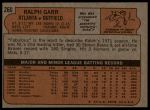 1972 Topps #260 Ralph Garr<br />B72T 11 8966<br /><a class='button AddToCart' data-ajax='true' data-ajax-mode='replace' data-ajax-update='#cart-info' href='/AddToCart?itemId=7041618&quantity=1&type=0'>Add To Cart</a>