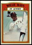 1972 Topps #50  -  Willie Mays In Action<br />B72T 11 9012<br /><a class='button AddToCart' data-ajax='true' data-ajax-mode='replace' data-ajax-update='#cart-info' href='/AddToCart?itemId=7041664&quantity=1&type=0'>Add To Cart</a>