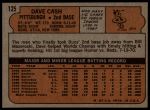 1972 Topps #125 Dave Cash<br />B72T 11 9034<br /><a class='button AddToCart' data-ajax='true' data-ajax-mode='replace' data-ajax-update='#cart-info' href='/AddToCart?itemId=7041686&quantity=1&type=0'>Add To Cart</a>