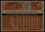 1972 Topps #57 Bob Oliver<br />B72T 11 9112<br /><a class='button AddToCart' data-ajax='true' data-ajax-mode='replace' data-ajax-update='#cart-info' href='/AddToCart?itemId=7041764&quantity=1&type=0'>Add To Cart</a>