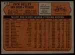 1972 Topps #412 Dick Kelley<br />B72T 11 9285<br /><a class='button AddToCart' data-ajax='true' data-ajax-mode='replace' data-ajax-update='#cart-info' href='/AddToCart?itemId=7042016&quantity=1&type=0'>Add To Cart</a>