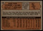1972 Topps #125 Dave Cash<br />B72T 11 9295<br /><a class='button AddToCart' data-ajax='true' data-ajax-mode='replace' data-ajax-update='#cart-info' href='/AddToCart?itemId=7042038&quantity=1&type=0'>Add To Cart</a>