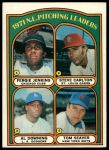 1972 Topps #93  -  Steve Carlton / Fergie Jenkins / Tom Seaver / Al Downing NL Pitching Leaders<br />B72T 11 9301<br /><a class='button AddToCart' data-ajax='true' data-ajax-mode='replace' data-ajax-update='#cart-info' href='/AddToCart?itemId=7042051&quantity=1&type=0'>Add To Cart</a>