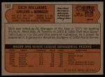 1972 Topps #137 Dick Williams<br />B72T 11 9376<br /><a class='button AddToCart' data-ajax='true' data-ajax-mode='replace' data-ajax-update='#cart-info' href='/AddToCart?itemId=7042211&quantity=1&type=0'>Add To Cart</a>