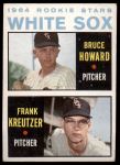 1964 Topps #107  -  Bruce Howard / Frank Kreutzer White Sox Rookies<br />B64T 12 7273<br /><a class='button AddToCart' data-ajax='true' data-ajax-mode='replace' data-ajax-update='#cart-info' href='/AddToCart?itemId=7042281&quantity=1&type=0'>Add To Cart</a>