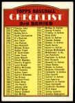 #251 Checklist 3  Has Large Print on Front & No Space below the Names 