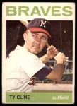 1964 Topps #171 Ty Cline<br />B64T 12 7360<br /><a class='button AddToCart' data-ajax='true' data-ajax-mode='replace' data-ajax-update='#cart-info' href='/AddToCart?itemId=7042440&quantity=1&type=0'>Add To Cart</a>