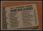 1972 Topps #89  -  Hank Aaron / Willie Stargell / Lee May NL HR Leaders<br />B72T 11 9511<br /><a class='button AddToCart' data-ajax='true' data-ajax-mode='replace' data-ajax-update='#cart-info' href='/AddToCart?itemId=7042512&quantity=1&type=0'>Add To Cart</a>