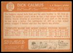 1964 Topps #231 Dick Calmus<br />B64T 12 7450<br /><a class='button AddToCart' data-ajax='true' data-ajax-mode='replace' data-ajax-update='#cart-info' href='/AddToCart?itemId=7042606&quantity=1&type=0'>Add To Cart</a>
