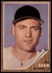 1962 Topps #109 Bob Shaw<br />B62T 12 4951<br /><a class='button AddToCart' data-ajax='true' data-ajax-mode='replace' data-ajax-update='#cart-info' href='/AddToCart?itemId=7042620&quantity=1&type=0'>Add To Cart</a>