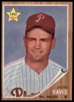 1962 Topps #521 Jacke Davis<br />B62T 12 4999<br /><a class='button AddToCart' data-ajax='true' data-ajax-mode='replace' data-ajax-update='#cart-info' href='/AddToCart?itemId=7042753&quantity=1&type=0'>Add To Cart</a>