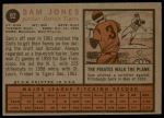 1962 Topps #92 Sam Jones<br />B62T 12 5041<br /><a class='button AddToCart' data-ajax='true' data-ajax-mode='replace' data-ajax-update='#cart-info' href='/AddToCart?itemId=7042869&quantity=1&type=0'>Add To Cart</a>