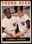 1964 Topps #219  -  Al Downing / Jim Bouton Young Aces<br />B64T 12 7547<br /><a class='button AddToCart' data-ajax='true' data-ajax-mode='replace' data-ajax-update='#cart-info' href='/AddToCart?itemId=7042875&quantity=1&type=0'>Add To Cart</a>