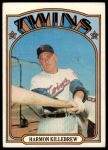 1972 Topps #51 Harmon Killebrew<br />B72T 11 9659<br /><a class='button AddToCart' data-ajax='true' data-ajax-mode='replace' data-ajax-update='#cart-info' href='/AddToCart?itemId=7042968&quantity=1&type=0'>Add To Cart</a>