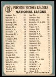 1965 Topps #10  -  Juan Marichal / Larry Jackson / Ray Sadecki NL Pitching Leaders<br />B65T 12 7415<br /><a class='button AddToCart' data-ajax='true' data-ajax-mode='replace' data-ajax-update='#cart-info' href='/AddToCart?itemId=7043092&quantity=1&type=0'>Add To Cart</a>