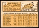 1963 Topps #114 Dan Osinski<br />B63T 10 9443<br /><a class='button AddToCart' data-ajax='true' data-ajax-mode='replace' data-ajax-update='#cart-info' href='/AddToCart?itemId=7043422&quantity=1&type=0'>Add To Cart</a>