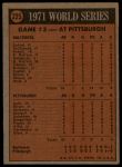 1972 Topps #225  -  Manny Sanguillen 1971 World Series - Game #3<br />B72T 11 9856<br /><a class='button AddToCart' data-ajax='true' data-ajax-mode='replace' data-ajax-update='#cart-info' href='/AddToCart?itemId=7043545&quantity=1&type=0'>Add To Cart</a>