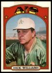 1972 Topps #137 Dick Williams<br />B72T 11 9892<br /><a class='button AddToCart' data-ajax='true' data-ajax-mode='replace' data-ajax-update='#cart-info' href='/AddToCart?itemId=7043624&quantity=1&type=0'>Add To Cart</a>