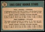 1965 Topps #386  -  Fred Norman / Paul Jaeckel Cubs Rookies<br />B65T 12 7939<br /><a class='button AddToCart' data-ajax='true' data-ajax-mode='replace' data-ajax-update='#cart-info' href='/AddToCart?itemId=7043934&quantity=1&type=0'>Add To Cart</a>
