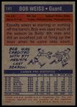 1972 Topps #141 Bob Weiss<br />K72T 05 6212<br /><a class='button AddToCart' data-ajax='true' data-ajax-mode='replace' data-ajax-update='#cart-info' href='/AddToCart?itemId=7045189&quantity=1&type=0'>Add To Cart</a>