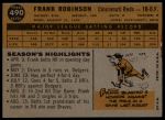 1960 Topps #490 Frank Robinson<br />B60T 14 0793<br /><a class='button AddToCart' data-ajax='true' data-ajax-mode='replace' data-ajax-update='#cart-info' href='/AddToCart?itemId=7045526&quantity=1&type=0'>Add To Cart</a>
