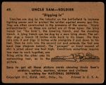 1941 Uncle Sam #49  Digging In<br />P41G 00 6388<br /><a class='button AddToCart' data-ajax='true' data-ajax-mode='replace' data-ajax-update='#cart-info' href='/AddToCart?itemId=7045690&quantity=1&type=0'>Add To Cart</a>