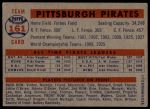 1957 Topps #161  Pirates Team<br />B57T 09 7811<br /><a class='button AddToCart' data-ajax='true' data-ajax-mode='replace' data-ajax-update='#cart-info' href='/AddToCart?itemId=7045789&quantity=1&type=0'>Add To Cart</a>