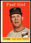 1958 Topps #308 Paul Giel<br />B58T 10 6823<br /><a class='button AddToCart' data-ajax='true' data-ajax-mode='replace' data-ajax-update='#cart-info' href='/AddToCart?itemId=7046016&quantity=1&type=0'>Add To Cart</a>
