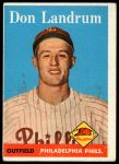 1958 Topps #291 Don Landrum<br />B58T 10 6852<br /><a class='button AddToCart' data-ajax='true' data-ajax-mode='replace' data-ajax-update='#cart-info' href='/AddToCart?itemId=7046077&quantity=1&type=0'>Add To Cart</a>