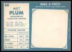 1961 Topps #68 Milt Plum<br />F61T 03 4014<br /><a class='button AddToCart' data-ajax='true' data-ajax-mode='replace' data-ajax-update='#cart-info' href='/AddToCart?itemId=7046289&quantity=1&type=0'>Add To Cart</a>