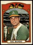 1972 Topps #650 Sal Bando<br />B72T 12 0717<br /><a class='button AddToCart' data-ajax='true' data-ajax-mode='replace' data-ajax-update='#cart-info' href='/AddToCart?itemId=7046546&quantity=1&type=0'>Add To Cart</a>